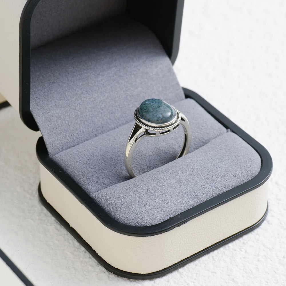 Agate Orbit Ring