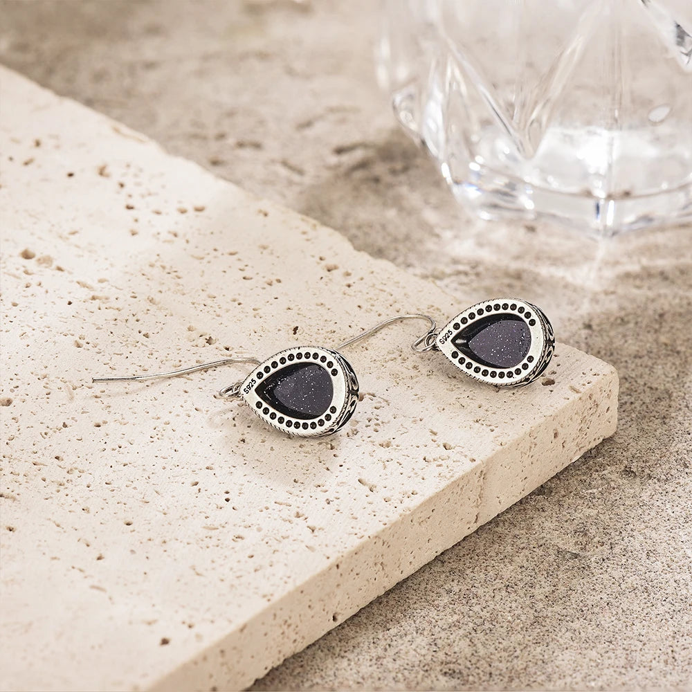 Bluesand Celestial Drop Earrings
