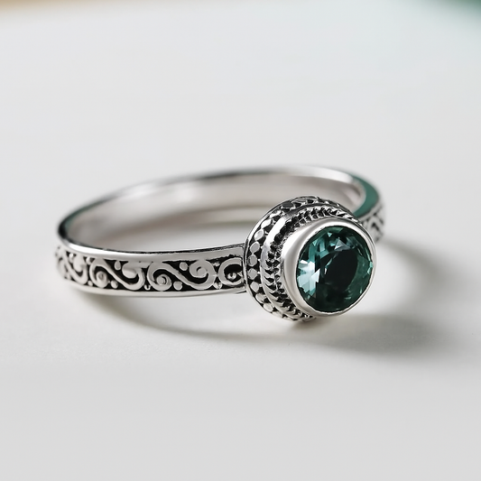 Green Crystal Verdant Ring