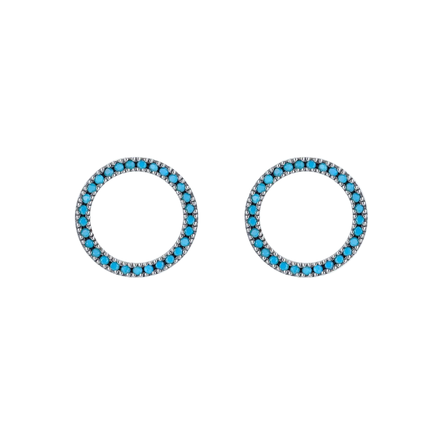 Turquoise Orbit Studs