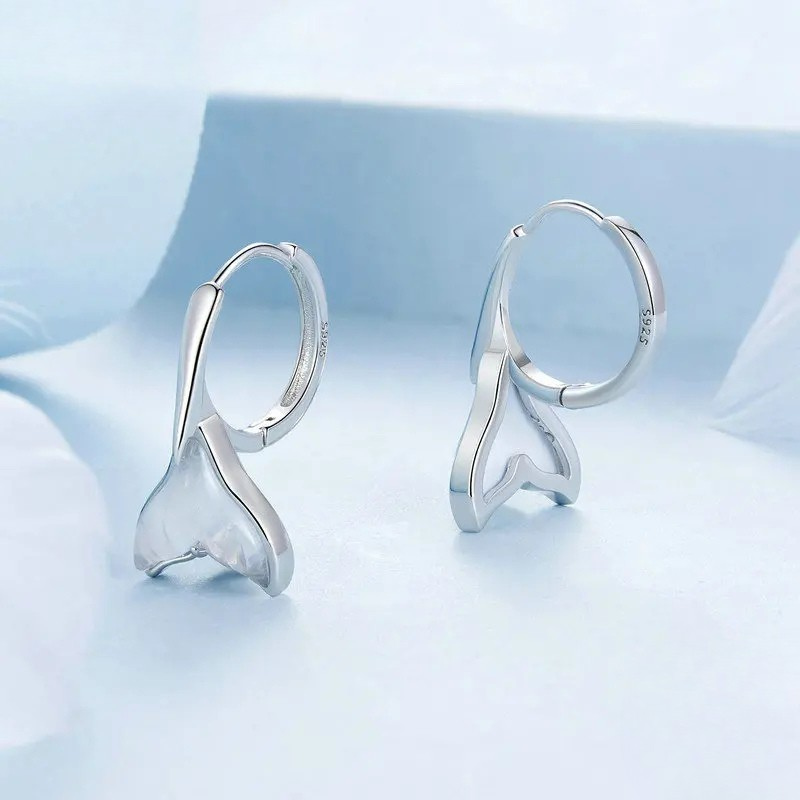 Whale Tail Glow Hoops