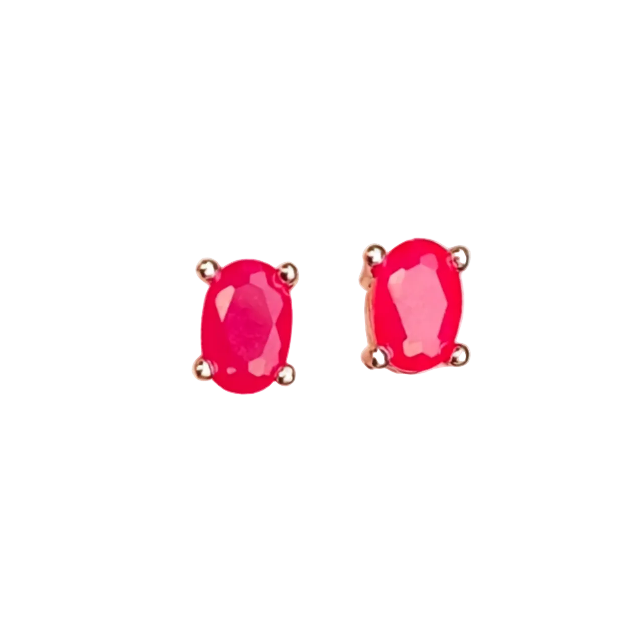 Ruby Glow Studs
