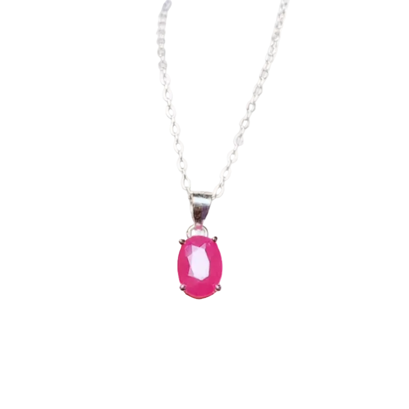 Ruby Bloom Pendant