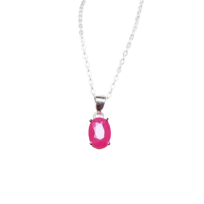 Ruby Bloom Pendant