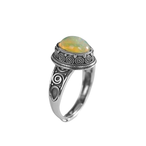 Aurora Opal Ring