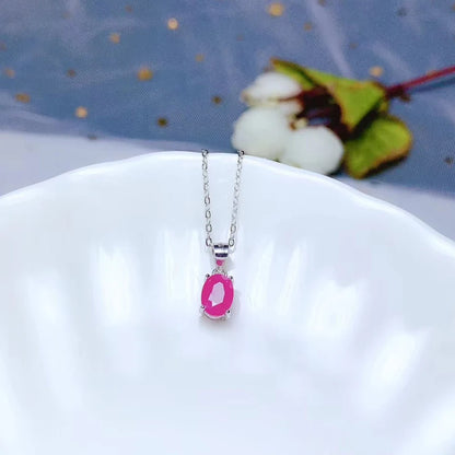 Ruby Bloom Pendant