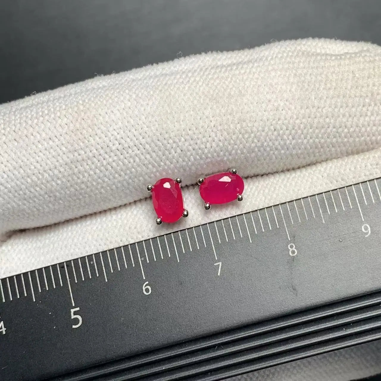 Ruby Glow Studs