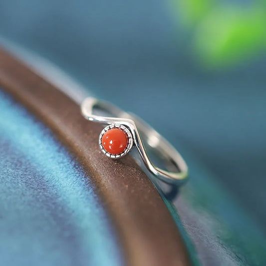 Copper Turquoise Horizon Ring