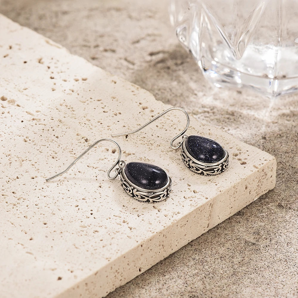 Bluesand Celestial Drop Earrings