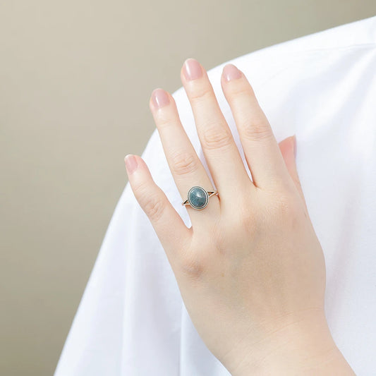 Agate Orbit Ring