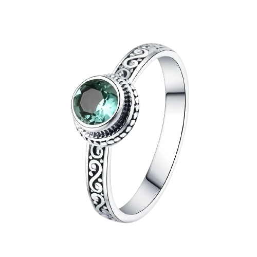 Green Crystal Verdant Ring