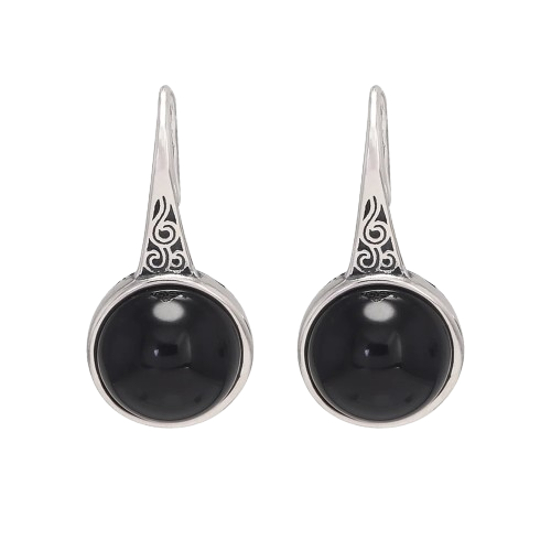 Onyx Eclipse Earrings