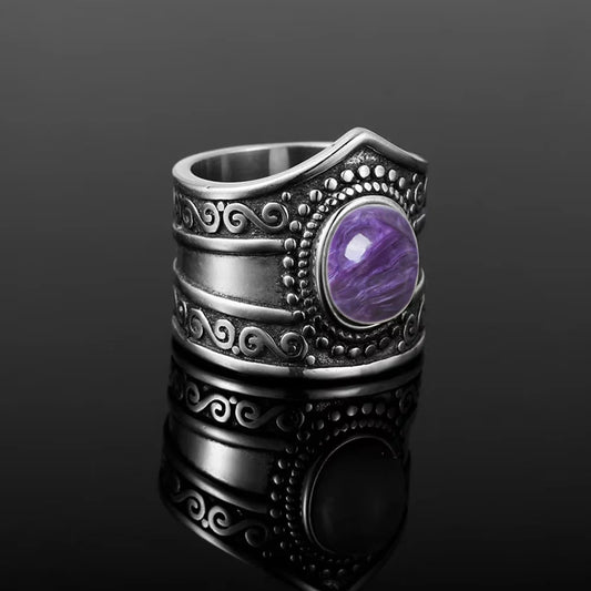 Amethyst Twilight Muse Ring