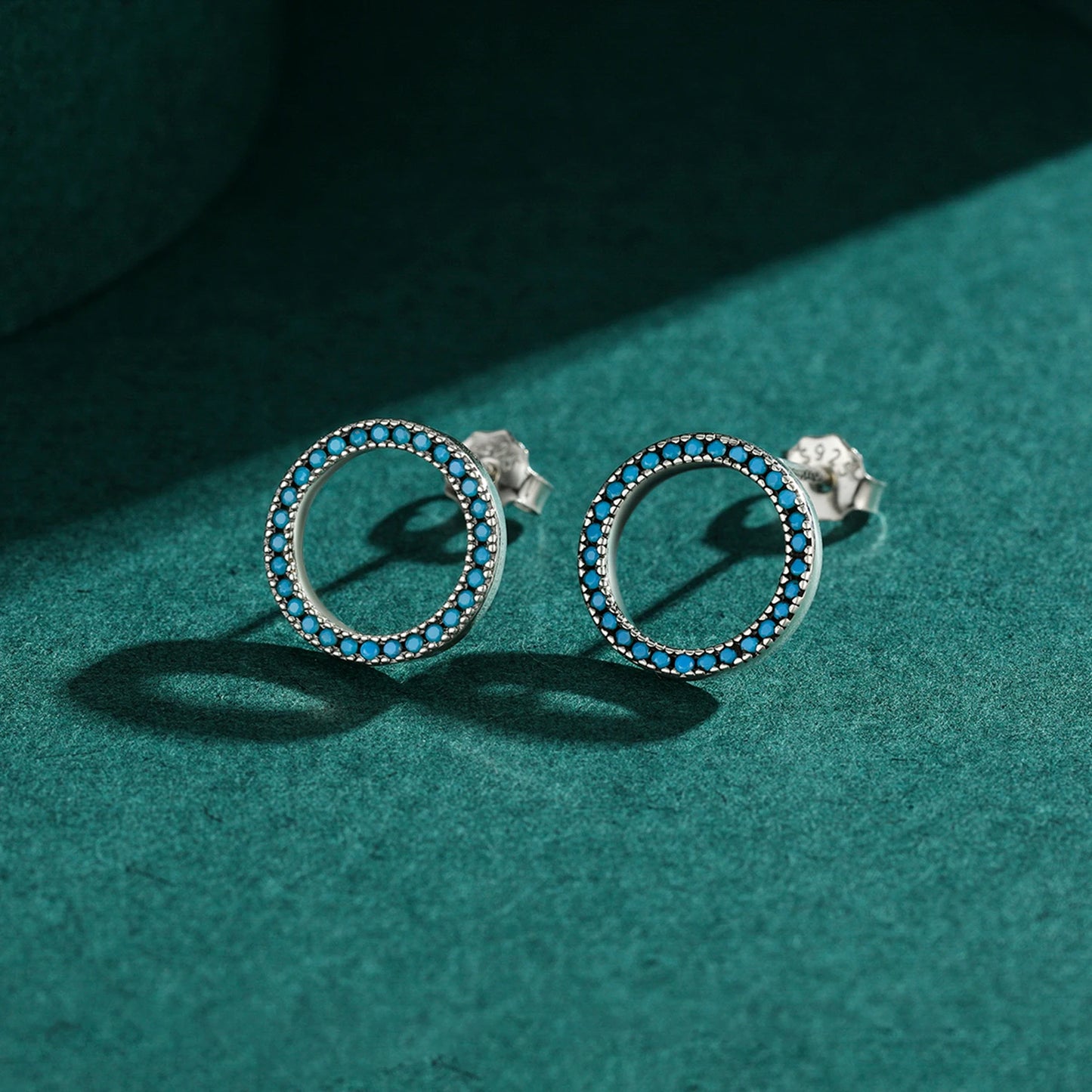 Turquoise Orbit Studs