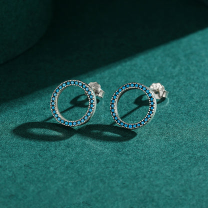 Turquoise Orbit Studs