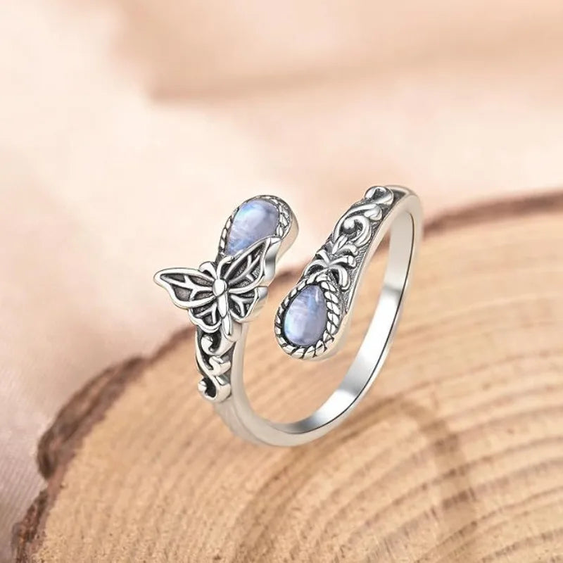 Moonstone Lunar Whisper Ring