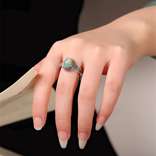 Aurora Opal Ring