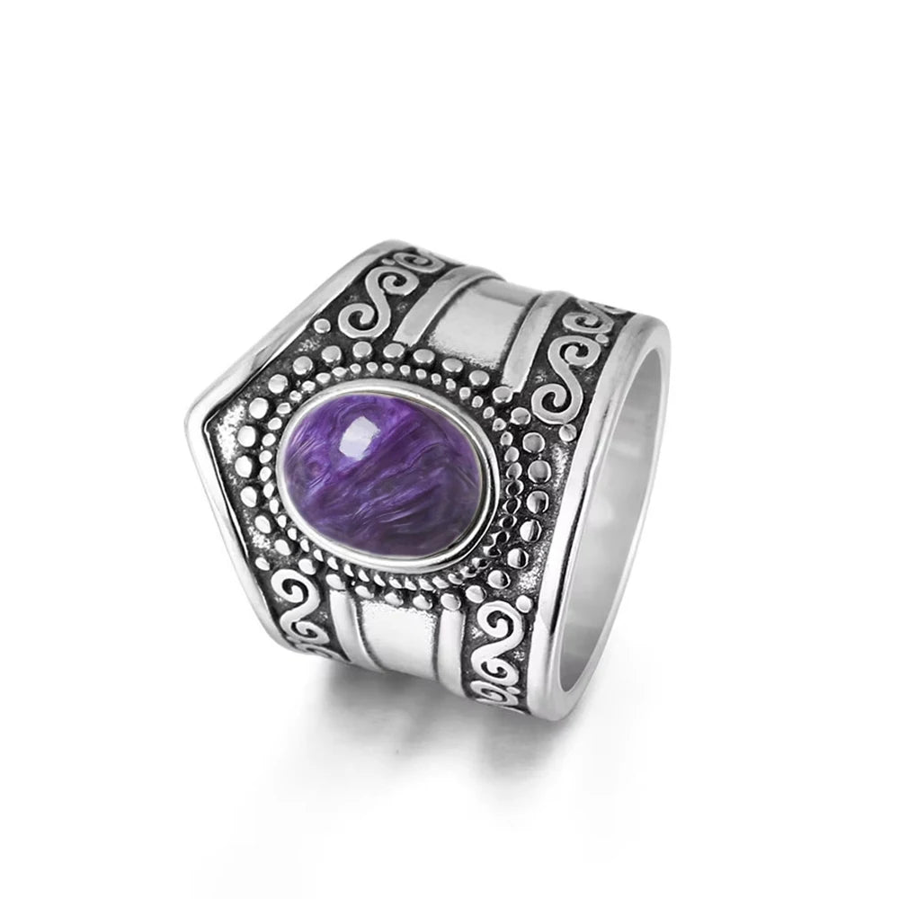 Amethyst Twilight Muse Ring