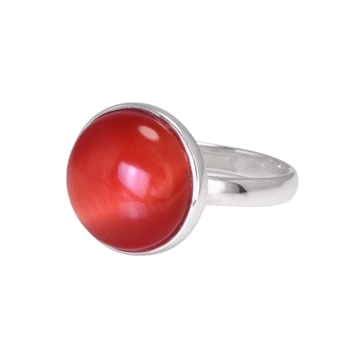 Orange Agate Ember Ring